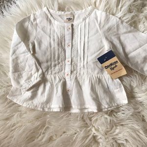 White peasant top